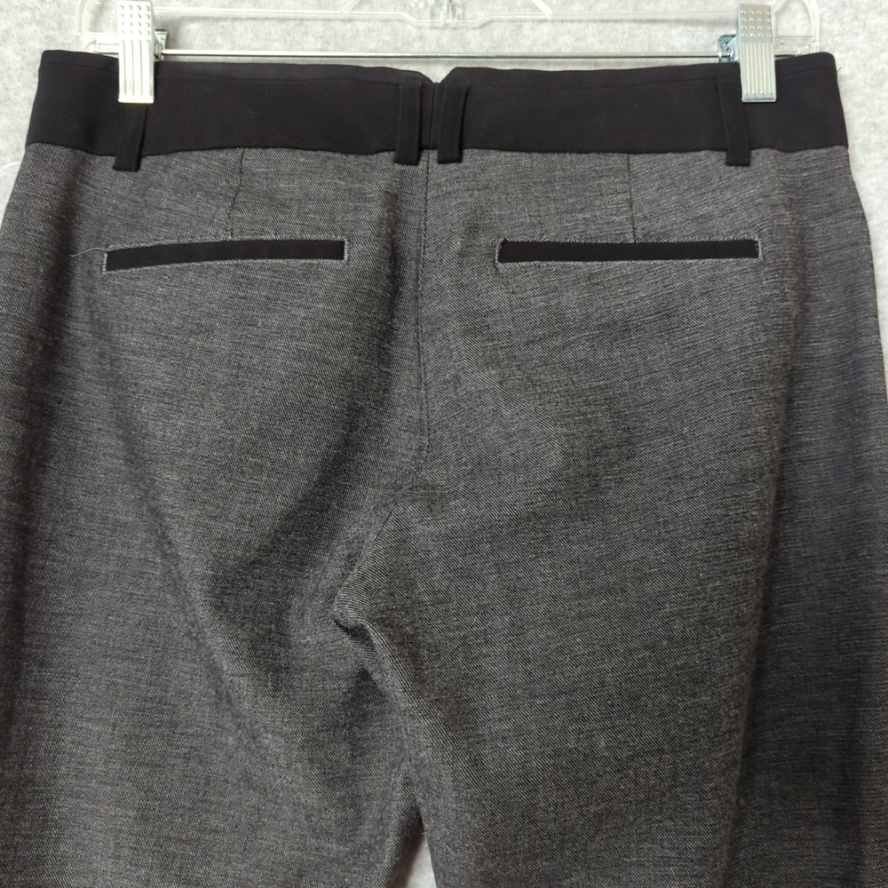 Express Columnist Gray Slim Bootcut Work Office Career Pants Low Rise Womens 6R - Picture 9 of 10